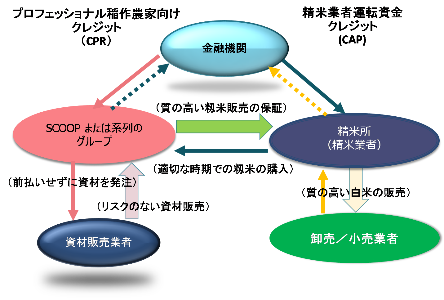 稲作バリューチェーン向けクレジットシステムの開発
